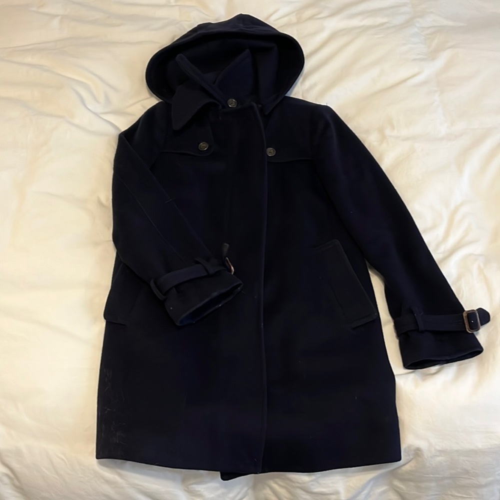 J Crew navy parka